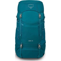 Osprey Ace 38 Childs Hiking Backpack Blue Spikemoss 38L AirSpeed Recycled Nylon