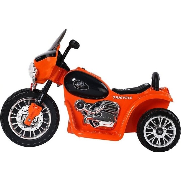 JT568 Triciclo della polizia a batteria per bambini, con LED arancione