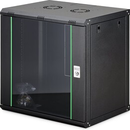 Digitus 12HE 19""-Wandgehäuse Dynamic Basic Serie RAL 9005 schwarz