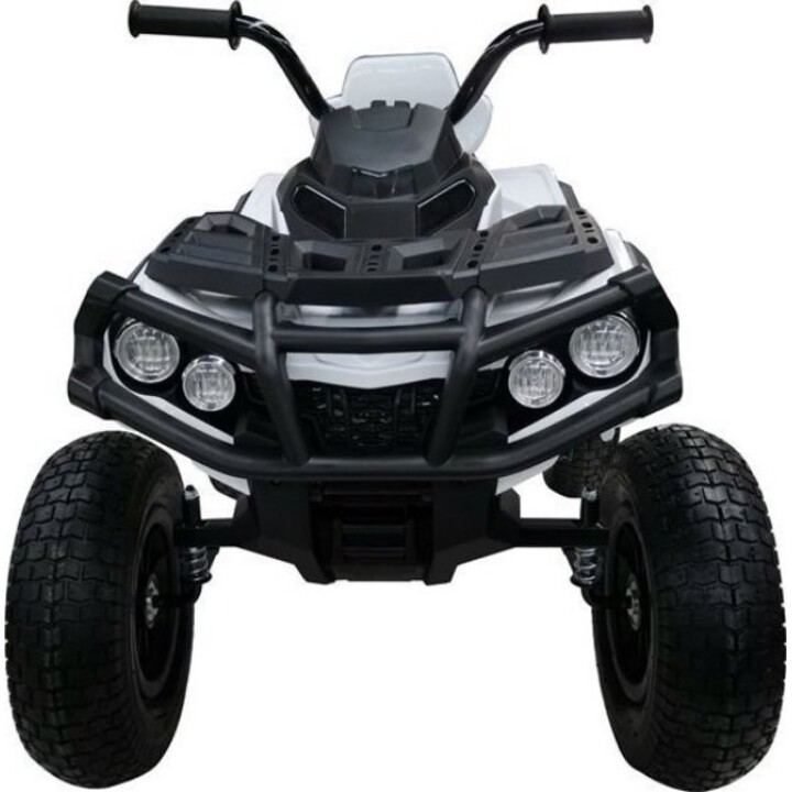 BDM0906 Electric Quad with Inflatable Wheels and LED Lights, MP3 White