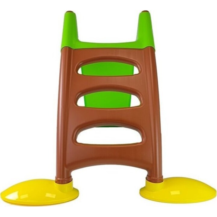 Garden slide with ladder for children 424 green and brown