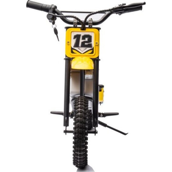 A9901 battery-powered motocross bike, yellow, 36V.