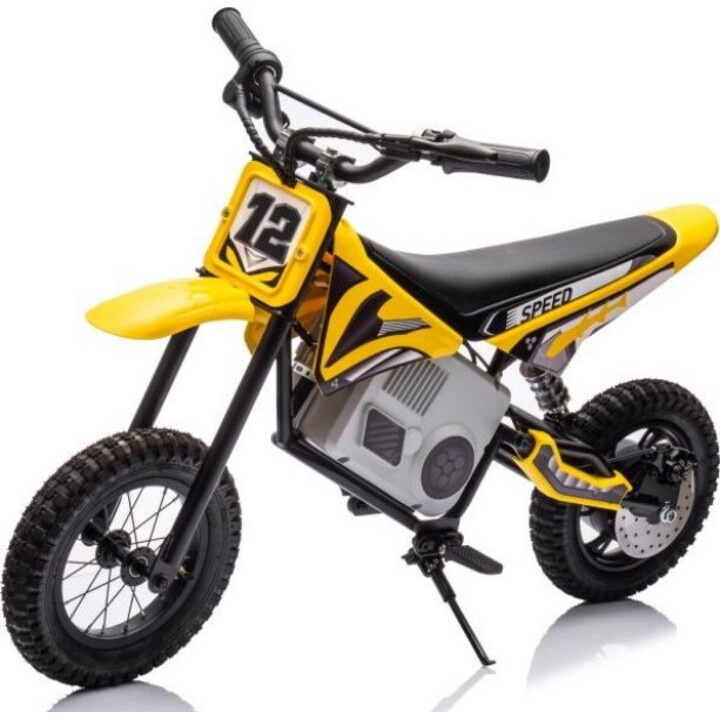 A9901 battery-powered motocross bike, yellow, 36V.