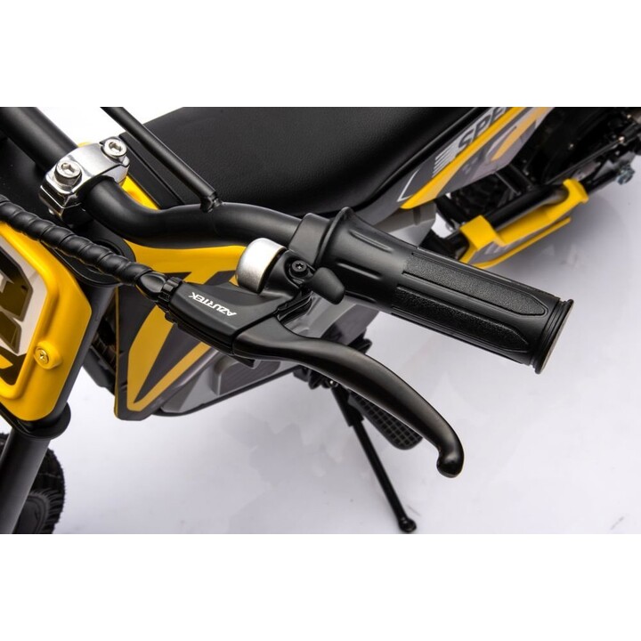 A9901 battery-powered motocross bike, yellow, 36V.