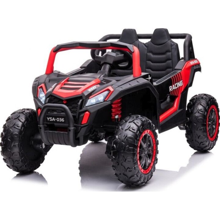 Coche eléctrico YSA036 rojo 4x4