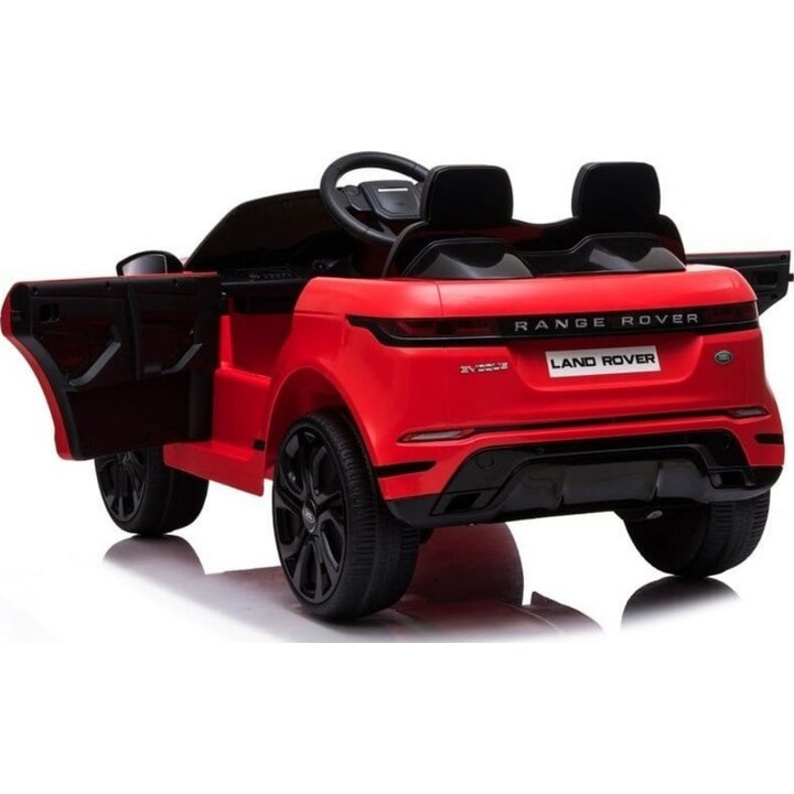 Coche con batería y control remoto LED rojo Range Rover Evoque