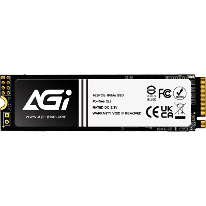 AGI AI818 1TB M.2 PCIe Gen4x4 NVMe SSD 4700MB/s Read 2800MB/s Write