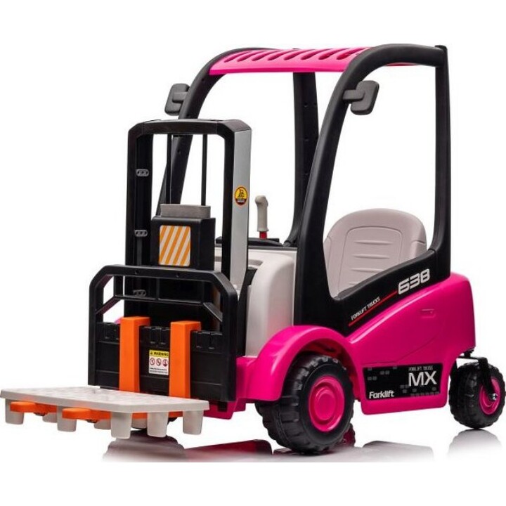 Pink XMX638 Battery Powered Forklift