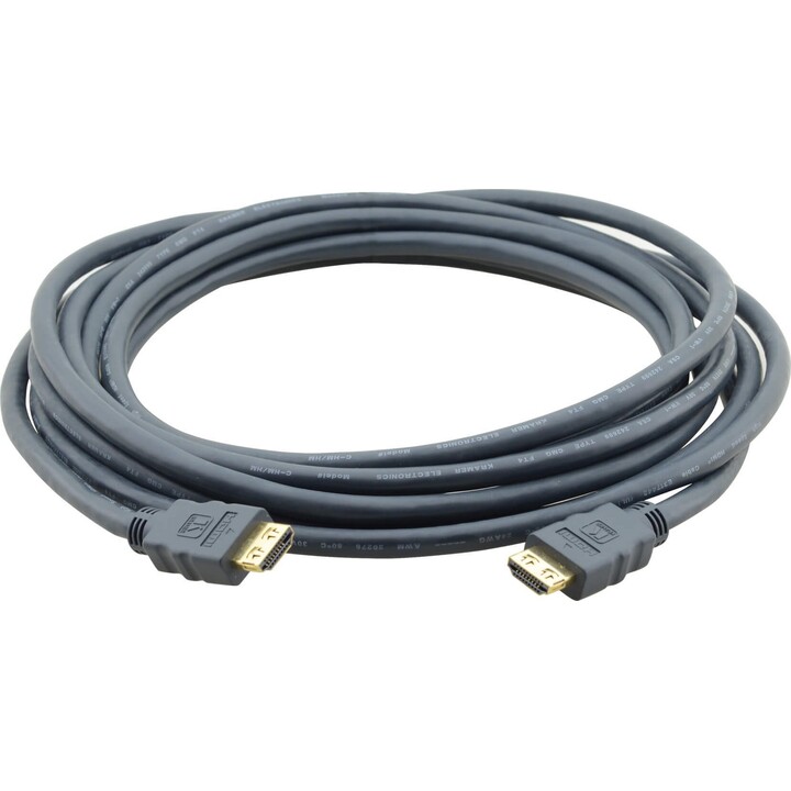 Kramer CLS-HM/HM/ETH-50 Cavo HDMI ad alta velocità 15,2 m Ethernet HEC Nero