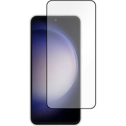 Just in Case Full Coverage Tempered Glass Screen Protector for Samsung Galaxy S23 FE, Black
