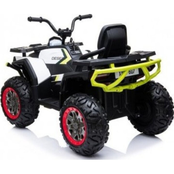 Quad XMX607 blanco alimentado por batería
