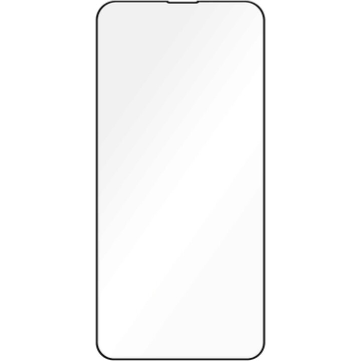 Just in Case iPhone 15 Pro - Full Coverage Tempered Glass Screen Protector - Black