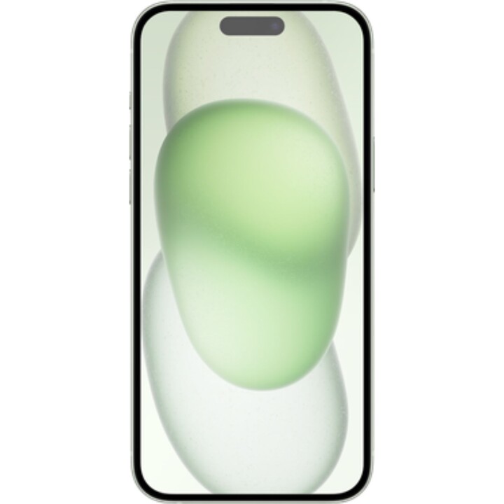 Just in Case iPhone 15 Plus - Full Coverage Tempered Glass Screen Protector - Black
