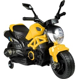 Moto a batería para niños GTM1188 con luz LED amarilla