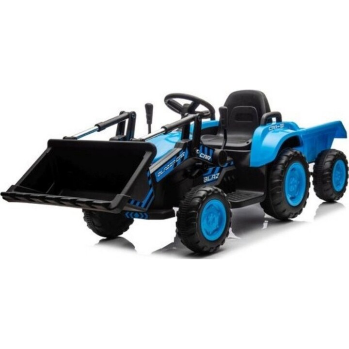 Battery-powered tractor with loader BW-X002A Blue