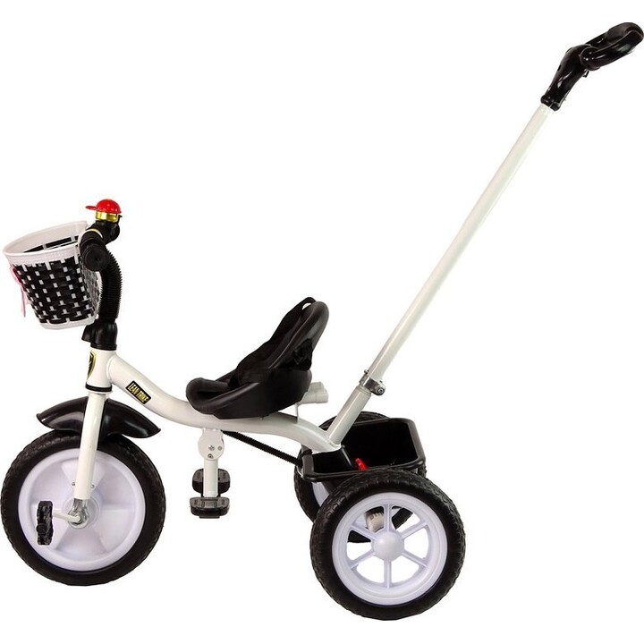 Triciclo PRO100 com cesta preta e rodas de EVA.