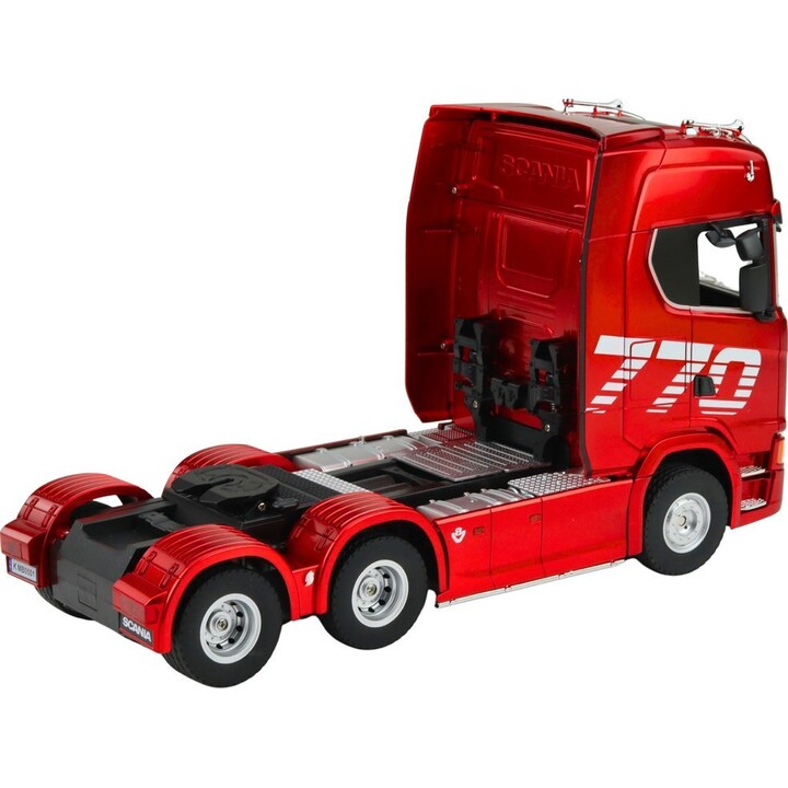 Camion radiocomandato Scania Huina 1501, rosso, scala 1:18