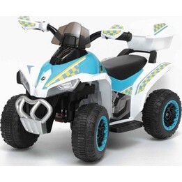Quad Elektro GTS1188-A LED-Lichter Musik Fach Weiß Polizei