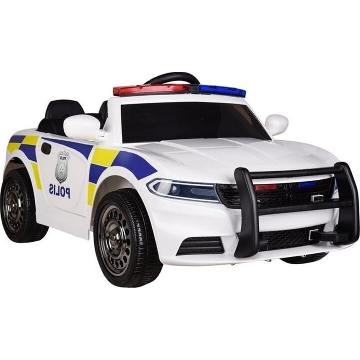 White battery-powered patrol car