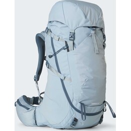 The North Face Terra 55 Women Hiking Backpack Frost Grey Granite Grey 55L Size XS S Recycled Polyester