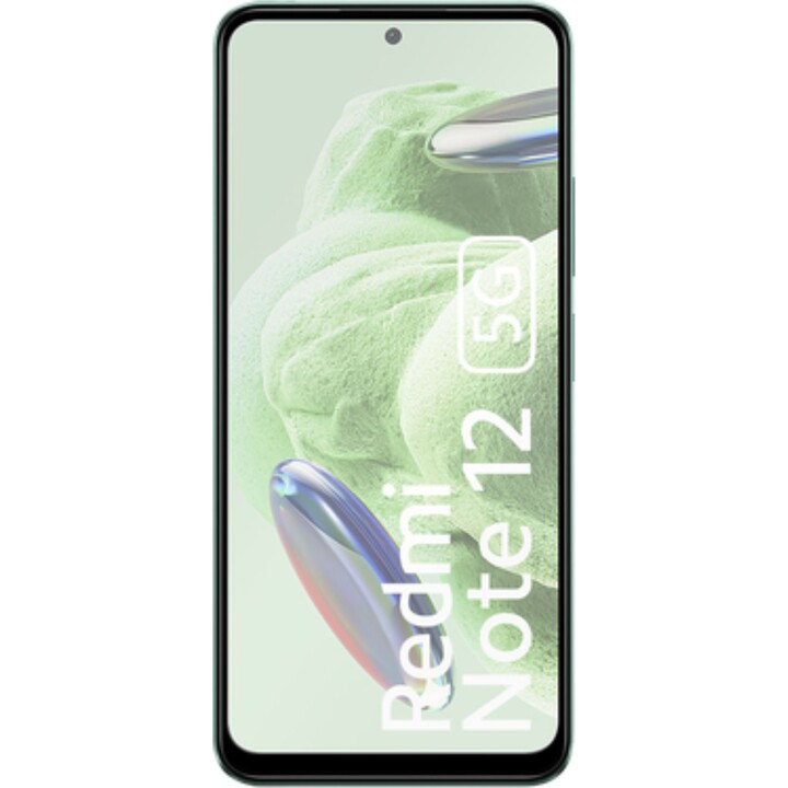 Just in Case Protector de pantalla de cristal templado de cobertura total para Xiaomi Redmi Note 12 5G, Negro