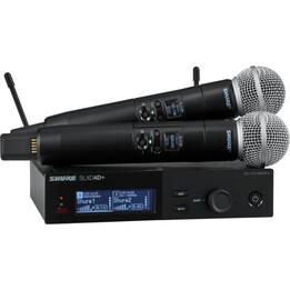 Shure SLXD24D+E/B58 Dual Wireless System with Beta 58 Pods