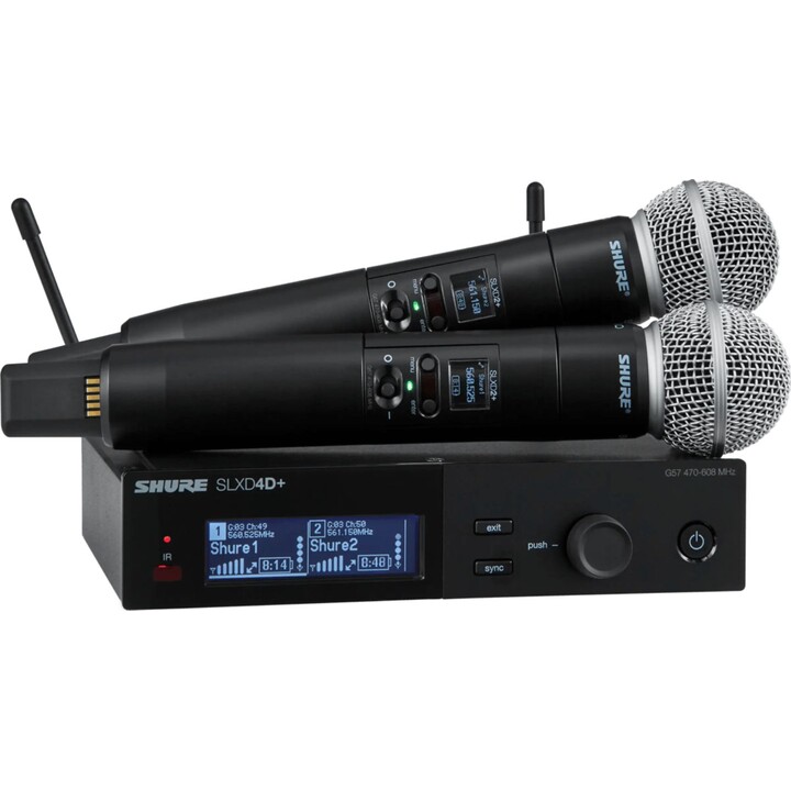 Shure SLXD24D+E/B58 - Dual Wireless System with Beta 58 Capsules