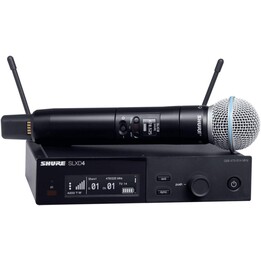 Microfono wireless Shure SLXD24+E/B58 con capsula Beta 58A