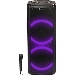 Denver BPS-352 haut-parleur portable et de fête Enceinte portable stéréo Noir 300 W