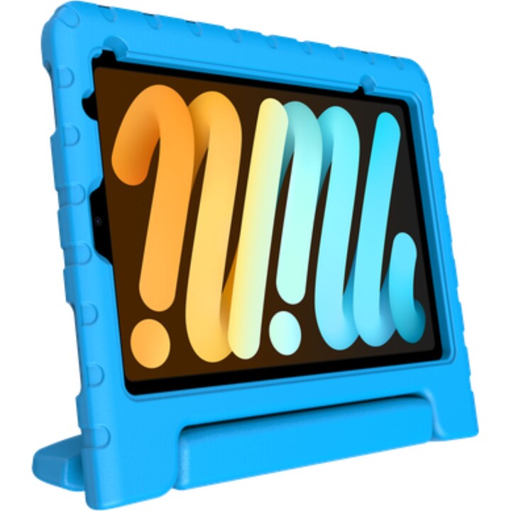 Capa Just in Case para crianças para iPad Mini 2024 (7ª geração), estilo clássico - Azul