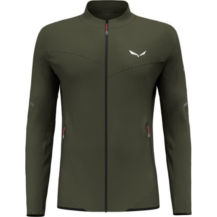 Salewa Pedroc DST Light Uomo Giacca Softshell Verde oliva scuro 240g Taglia S