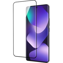 Just in Case Protezione dello schermo in vetro temperato a copertura totale per Xiaomi Redmi Note 15 (4G/5G), nero