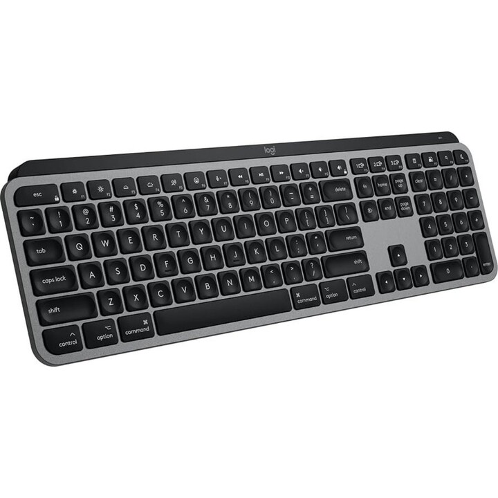Logitech MX Keys S for Mac Wireless Bluetooth Keyboard Space Gray