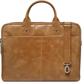 Kronborg - 16" (2e génération) - Sac en cuir pleine fleur pour ordinateur portable jusqu´à 16" - tan