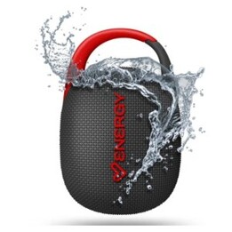 Caixa de som Bluetooth portátil com sistema de energia Energyclip 9W TWS LED 18h Batteries Rádio FM Clip Cor escura