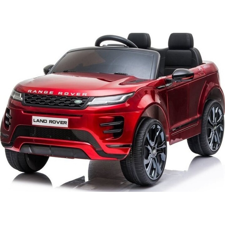 Range Rover Evoque with remote control, LED, battery, painted red color.