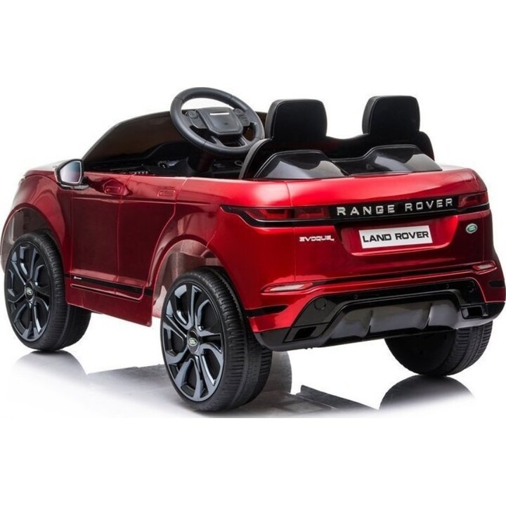 Range Rover Evoque with remote control, LED, battery, painted red color.