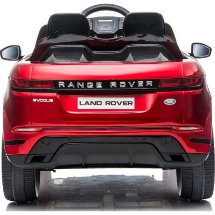 Range Rover Evoque with remote control, LED, battery, painted red color.