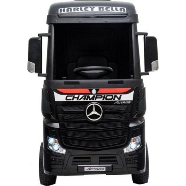 Auto Mercedes Actros Czarny Lakierowany Ciężarówka Dla Dzieci Pilot LED MP4