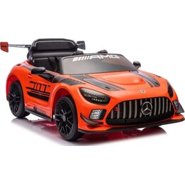 Coche eléctrico Mercedes AMG GT3 naranja