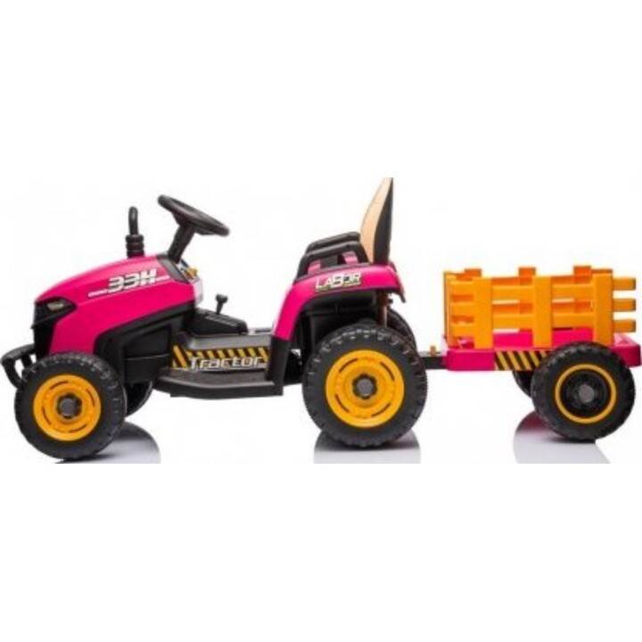 BBH-030 Pink Battery-Powered Tractor