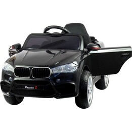 Auto Fahrzeug auf Akku HL1538 Fernbedienung LED-Lichter MP3 Schwarz