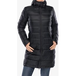 Abrigo de plumas para mujer Turbat Odda 2 negro talla S
