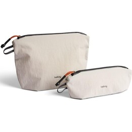 Bellroy Lite Pouch Duo - Set of two travel organizers (18cm x 27cm x 1.5cm and 8cm x 23cm x 6cm) (ash)