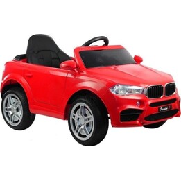 Voiture enfant à batterie HL1538 télécommande lumières LED MP3 rouge
