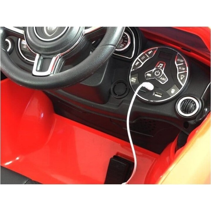 Auto Kinderfahrzeug mit Akku HL1538 Fernbedienung LED-Lichter MP3 Rot