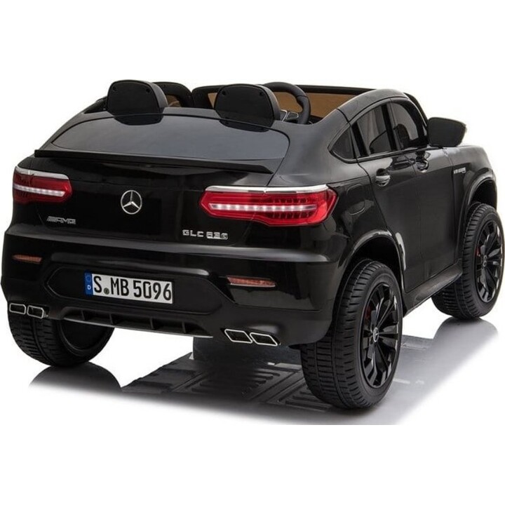 Mercedes GLC 63S MP4 two-seater with LED lights and battery - Painted in black