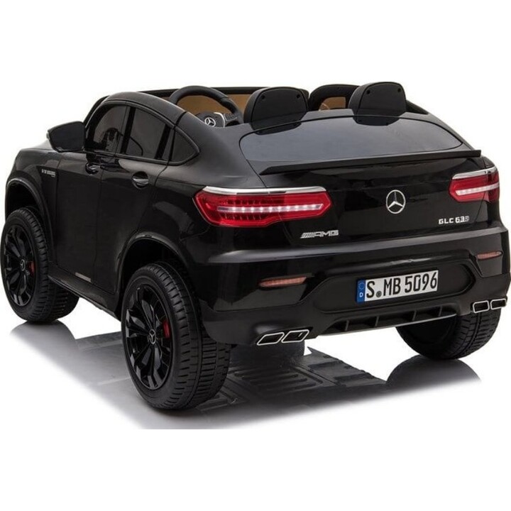 Mercedes GLC 63S MP4 two-seater with LED lights and battery - Painted in black