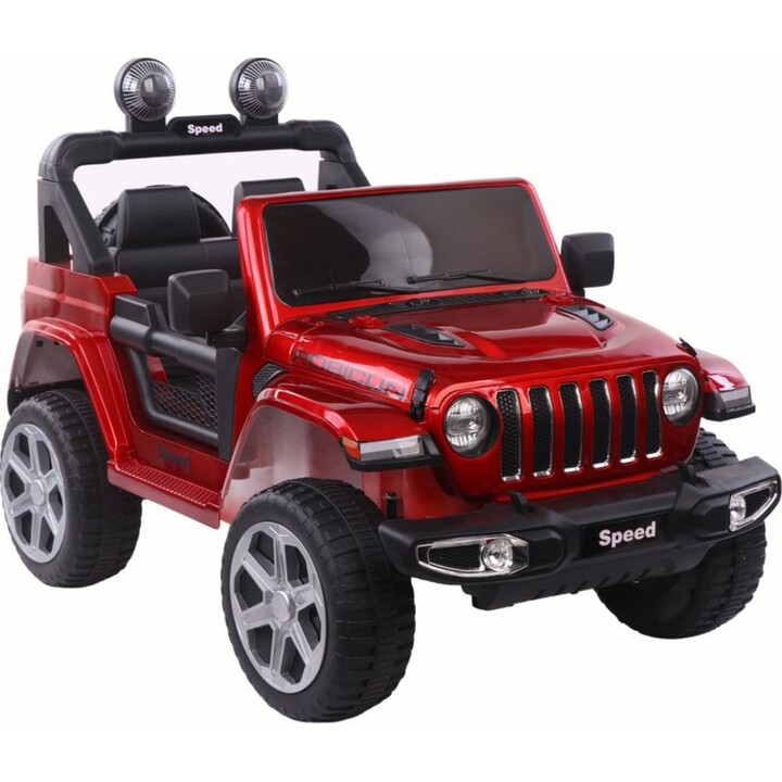 FT-938 Veículo 4x4 movido a bateria, pintado de vermelho