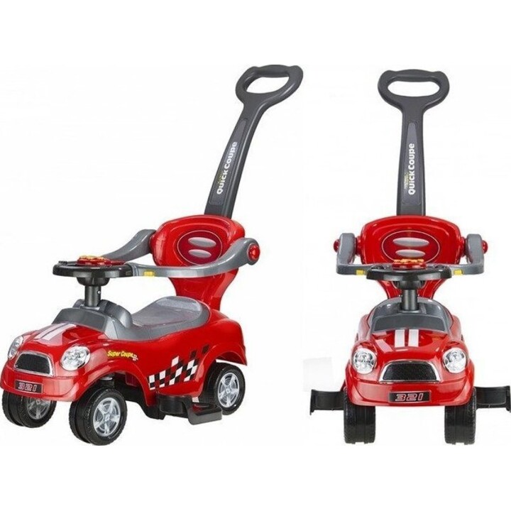 Ride-on with guide red
